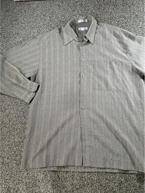 Pierre Cardin Men's Long Sleeve Button-Up Shirt Size L